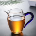 thumbnail image 1 of Théière en Verre Borosilicate avec Poignée Colorée 350ml Résistant à la Chaleur Ensemble de Thé Kung Fu, 1 of 7