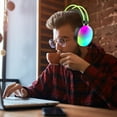 thumbnail image 7 of Wireless Silent Colorful Headphones, Multicolor LED Lights, Bluetooth 5.0, Up to 10 Hours of Usage Time, 7 of 7