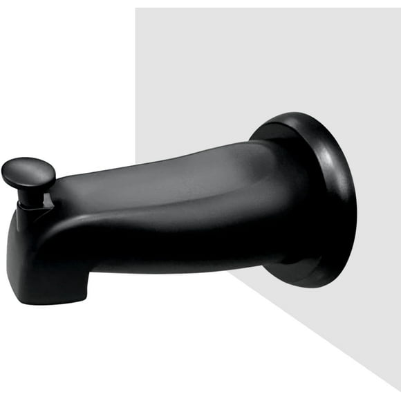 EcoNesxp Matte black with tub spout for remodeling shower tub faucet replacement
