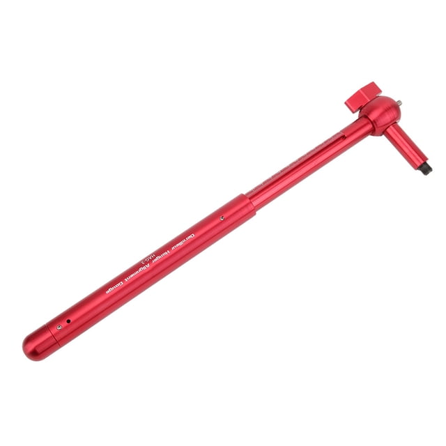 Nimomo Herramientas de calibración de Bicicleta-Herramientas de calibración de Gancho Trasero de Bicicleta Indicador de alineación de suspensión de Cambio para Bicicleta de montaña(Rojo)