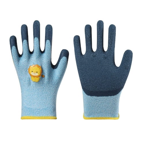 Kids' Protective Gloves - 4 Pairs of Non-Slip, Wear-Resistant, Puncture-Resistant Latex Gloves for Ages 3-5 - Ideal for Outdoor Sports, Gardening, and Family Activities