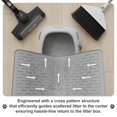 thumbnail image 4 of Alfombrilla OHMO Premium de goma de silicona para gatos, 60 x 40 cm, color gris, 4 of 9