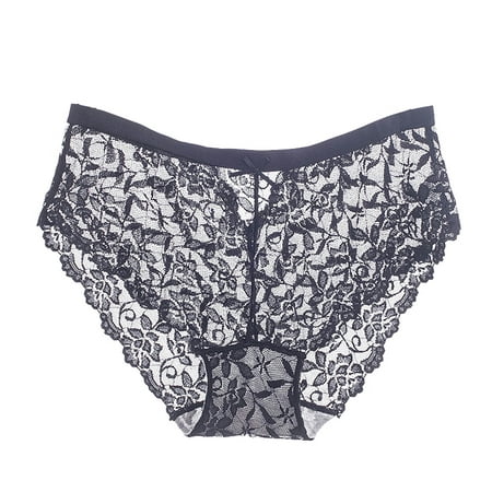 

Yclkvgw High Rise Underwear Women Women s Mid-Waist Lace Cotton Comfortable and Breathable Sexy Underwear Cotton Lace Thong Plus Size Panties
