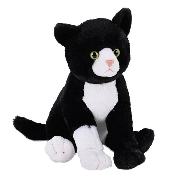 Wild Republic Cuddlekins Tuxedo Black White Cat, Plush Soft Stuffed Animal