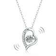 thumbnail image 4 of 0.5 Carat Moissanite Diamond Dancing Stone Heart, 4 of 4