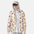 thumbnail image 2 of Daiia Kawaii Shiba Dog UPF 50+ Sun Protection Hoodie Jacket Lightweight Long Sleeve Sun Shirt for Women Men with Pocket Hiking Outdoor-Medium, 2 of 7
