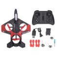 thumbnail image 1 of Avión RC EPP LED de juguete portátil para niños con luces de colores y accesorios de repuesto, color rojo, batería única incluida, 1 of 8