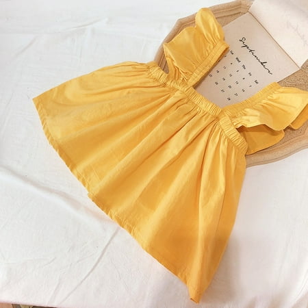 

Toddler Baby Girls Clothes Ruffle Cami Tank Tops Blouse