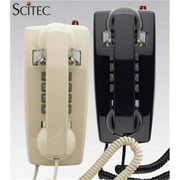 Cetis SCI-25412 Scitec 2554W Single Line Wall Phone Message Light - Black