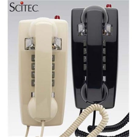 UPC: 0719854254124 | Cetis SCI-25412 Scitec 2554W Single Line Wall Phone Message Light – Black