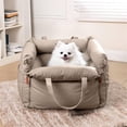thumbnail image 2 of Asiento de coche para perros FUNNYFUZZY, cama mediana impermeable de 16 kg, 2 of 8