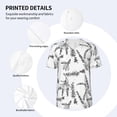 thumbnail image 3 of KLL Lavender Flowers for Men's Baseball Shirts,Short Sleeve Casual Shirts Button Down Shirt for Men Beach Summer Wedding Shirt-XX-Large, 3 of 7