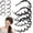 Style B, variant on Crystal Zig Zag Headband for Women, Rhinestone Wavy Non-Slip Hair Accessories, Sparkly Bridal Headband for Wedding Party Daily Wear(4pcs-Style A)Q
