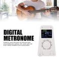 thumbnail image 3 of Sélection de Rythme Polyvalente pour Métronome Numérique avec Compatibilité Universelle d'Instrument Haut-Parleur Bt Métronome Électronique Accordeur 10 Tons Test de Vitesse Précis pour Piano Guitare, 3 of 7