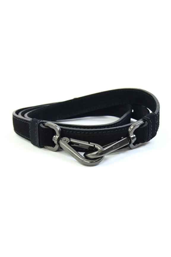 Pre-Owned Prada Shoulder Strap, Black Suede, Replacement for Bags, Women's and Men's, PRADA
