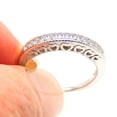 thumbnail image 6 of Madeline Anniversary Band Ring Cz Sterling Silver Womens Ginger Lyne Collection, 6 of 7