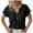 Black, variant on WIZUTIZ Workout Tops for Women up to 60% Off Loose Fit Tshirts Solid Cotton Linen Pure Colour V-Neck Shirts Holiday Beach Ladies Tops Lightweight Cotton Soft Tshirt Retro Tunics Short Sleeve Tee Bl