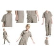thumbnail image 7 of Toptie Boy's Coverall Child's Mechanic Halloween Costume Jumpsuit Short Sleeve-Red-9/10Y, 7 of 7