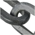 thumbnail image 4 of 9", 9", 13"W Black Marble 3 Link Chain Sculpture with Various Shapes and Sizes, by DecMode (3 Count), 4 of 7