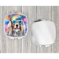 thumbnail image 4 of Carolines Treasures DAC2456SCM 3 x 2.75 in. Bearded Collie Hippie Dawg Compact Mirror, 4 of 4