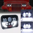 thumbnail image 2 of Faro Led Lupa 5x7'' Rectangular Angel Eyes Unidad Alta/baja, 2 of 8
