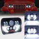 thumbnail image 2 of Faro Led Lupa 5x7'' Rectangular Angel Eyes Unidad Alta/baja, 2 of 8