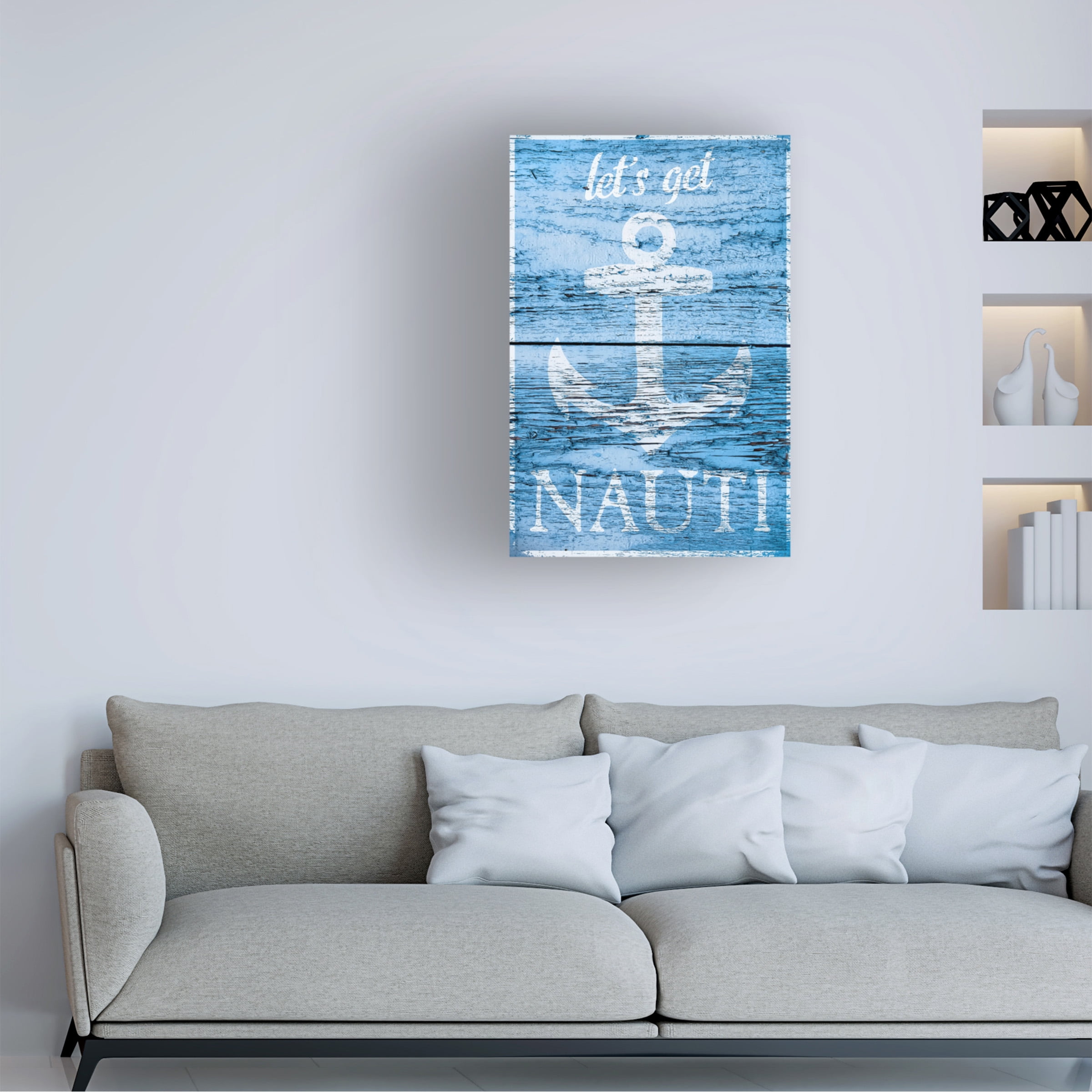 Cora Niele 'Lets get Nauti' Canvas Art