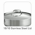 thumbnail image 3 of Tramontina Signature 6-Quart Tri-Ply Clad Stainless Steel Deep Saute Pan, Induction Ready, Oven-Safe, Dishwasher Safe, 3 of 5