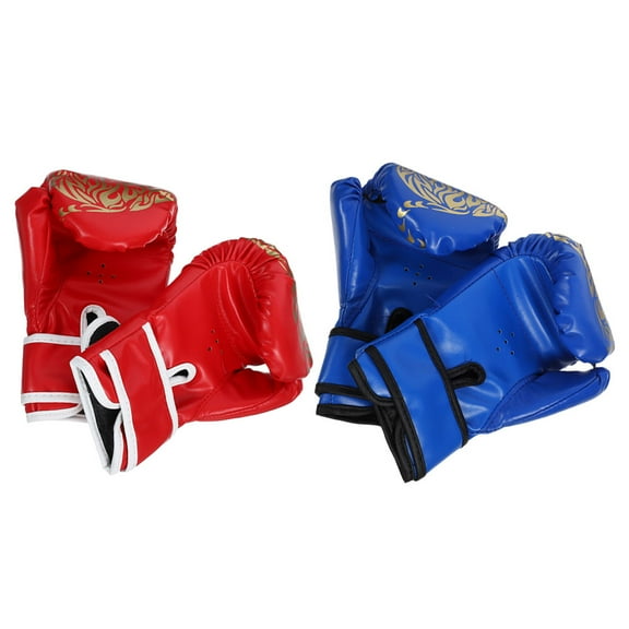 OUNONA 2 Pairs Kids Boxing Gloves Sparring Punching Kickboxing Thai Gloves for Training
