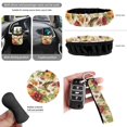 thumbnail image 6 of KUIFORTI Hummingbird Print Car Seat Cover Set Wear-Resistant Set 15 Pcs Automotive Front Seat & Bench Back Seat Cover Washable Breathable Non Slip Fits for Cars Truck SUV, 6 of 7