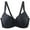 Black, variant on Underwire Bras For Woman Daily Comfort Bra Adjust Strap Full Cup Bras Black 85C