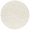 thumbnail image 3 of SAFAVIEH California Plush Solid Shag Area Rug, Ivory, 6'7" x 6'7" Round - Modern Design, Ivory, Non-Shedding & Easy Cleaning, Ultra Plush Thick Pile, Ideal for Living Room, Bedroom, 3 of 15