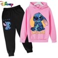 thumbnail image 3 of Conjunto de sudaderas con capucha y pantalones de punto para niños y niñas, sudaderas con capucha y punto para niños y niñas, ropa de moda para niños, 3 of 5
