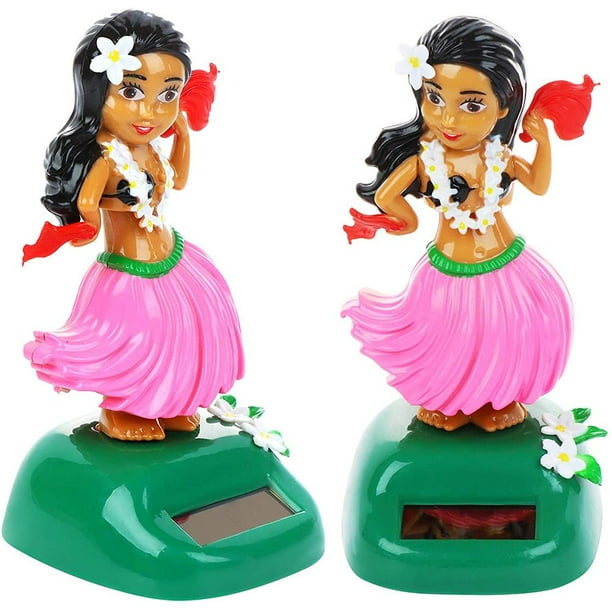 Bailarina Solar Hawaiana – Juguete Que Se Mueve Con El Sol, Sin Pilas, Decoración Feliz