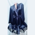 thumbnail image 2 of Lingerie Aguichant pour Femmes, Robe de Nuit en Dentelle, Longue Robe de Bain, 2 of 2