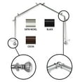 thumbnail image 3 of InStyleDesign  Gemma 4-Sided Bay Window Curtain Rod Black Black Finish, Satin, Nickel Finish, 3 of 3