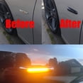 thumbnail image 4 of Maytalsory 2piece LED Dynamic Side Marker Turn Signal Side Marker Sequential Blinker Turn Signal Light Durable Smoked+T10, 4 of 6
