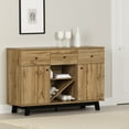 thumbnail image 3 of South Shore Bellami Contemporary Buffet with Wine Storage Nordik Oak, 3 of 14