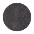 thumbnail image 7 of Unique Loom Solid Shag Collection Area Rug (3' 1" Round Graphite Gray), 7 of 7