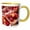 Yellow/White, variant on 3drose, Peaches for Sale at a Farmers Market, Charleston, South Carolina. Usa, 15oz Mug