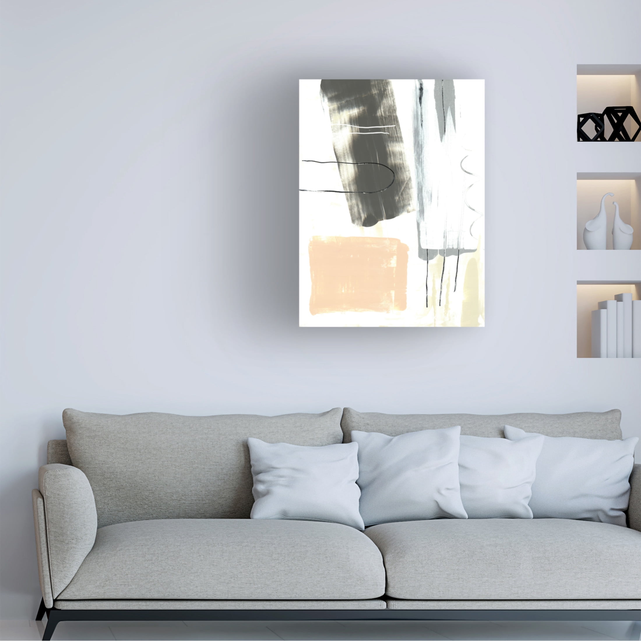 Canvas Wall Art - Cathe Hendrick 'Circuit' Wall Art for Living Room, Bedroom, or Office Décor by Trademark Fine Art - 35 x 47 Inches