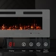 thumbnail image 3 of 50'' Electric Fireplace Recessed 3.8''Ultra Thin Insert &Remote control, Adjustable flame color & time, Low Noise (Fake Fire), 3 of 10