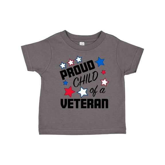 Inktastic Proud Child of a Veteran Veterans Day Boys or Girls Toddler T-Shirt