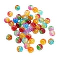 thumbnail image 3 of 200Pack Round Crackle Beads 8mm Handcrafted Bead DIY Jewelry Sewing Craft, 3 of 8