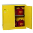 thumbnail image 2 of Eagle Manufacturing 258-1932X 30 gal Flammable Liquid Storage Self-Closing Cabinet, Yellow, 2 of 3