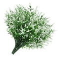 thumbnail image 4 of Lavanda artificial 5 ramas de plástico falso ramo de flores de simulación de boda, blanco 8 piezas Speravity HA8797-06B, 4 of 6