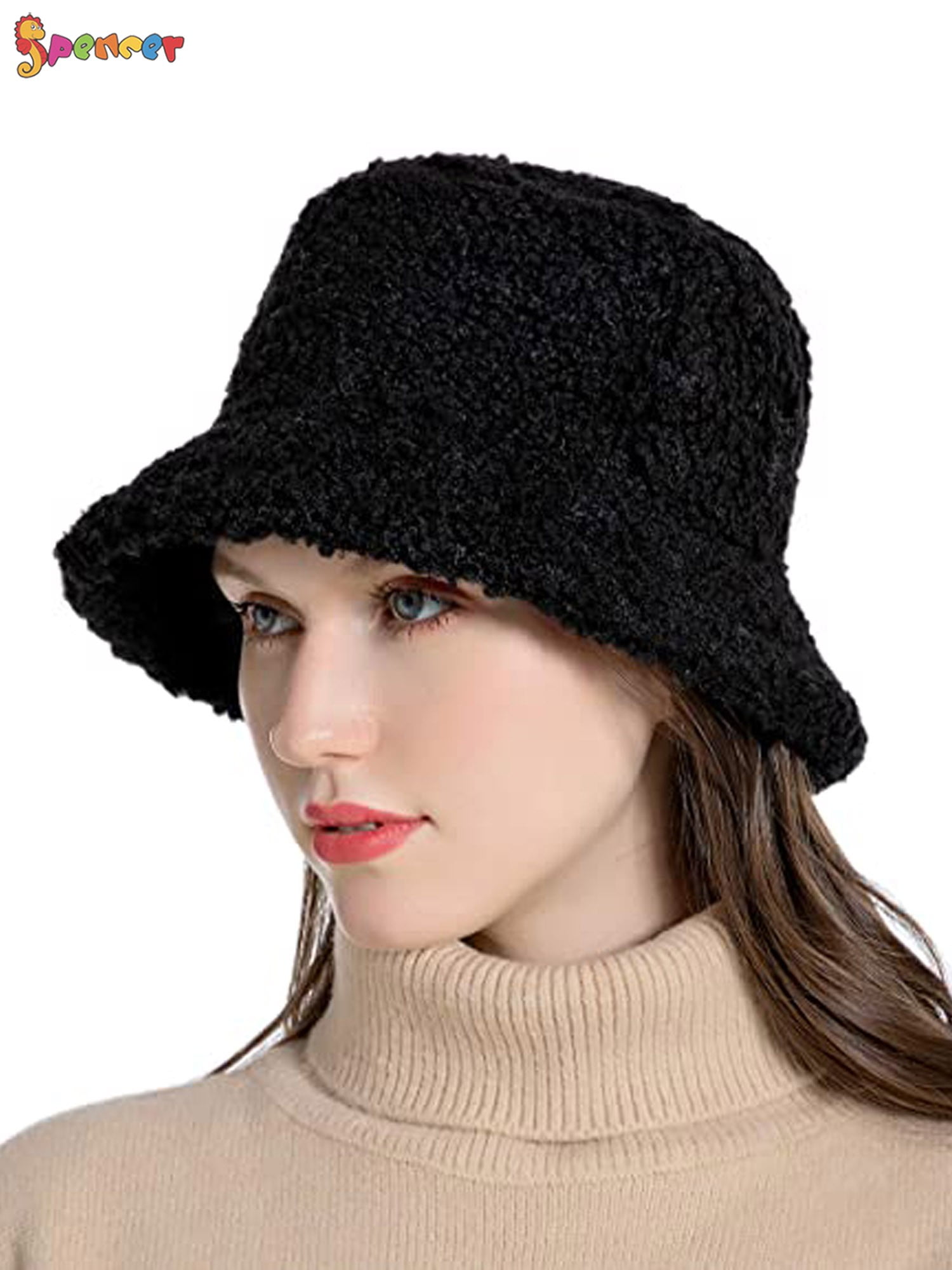 Spencer Winter Bucket Hat for Women Men 
