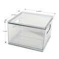 thumbnail image 6 of The Home Edit Everything Large Drawer Clear Plastic Storage Bin, Cabinet Organizer, 10" x 10" x 6", 6 of 8