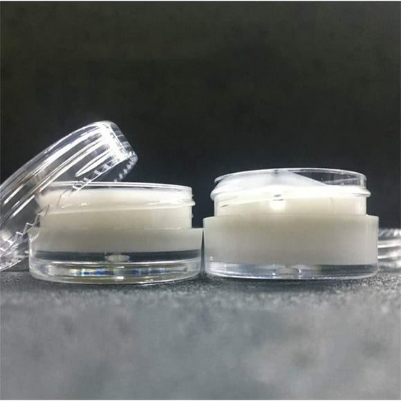 TechWave Empty Cosmetic Small Transparent Round Jar With Lid Nose head Remover Hair Steamer for Natural Hair Home Use Zit Back Scrub Brush Lip Scrub Brush Deep Pore Pimple Remover Face Strips My First