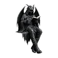 thumbnail image 3 of geerera Gothic Reading Figurine, Black Resin Sitting Statue with Book, Shelf Sitter Sculpture for Bookshelf Tabletop, for Home Living Room Office Decor Supplies, 3 of 4